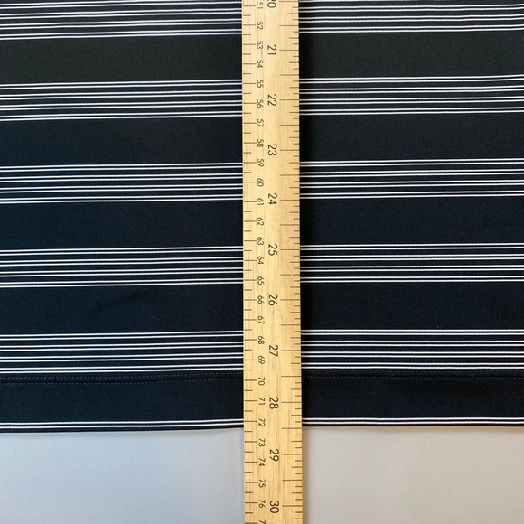 Nike Golf Polo Shirt Large Black White Stripe Tour Performance Athletic Sporty - Picture 13 of 14